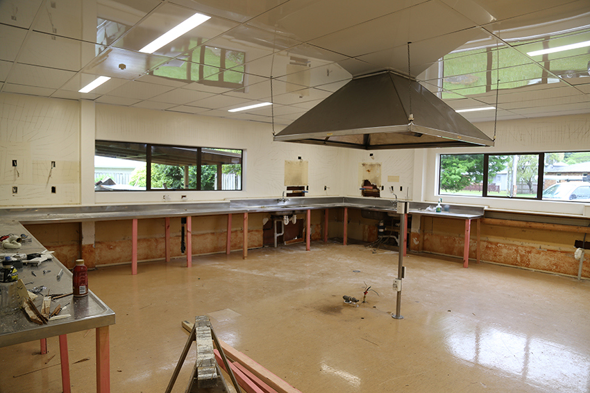 Kitchen renewal project Les Munro Centre
