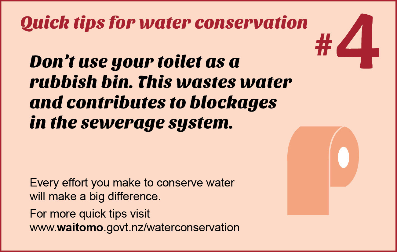 Quick tips for water conservation in the bathroom