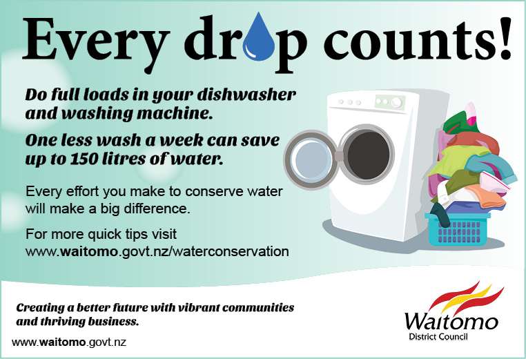 Every drop counts! Quick tips for water conservation 