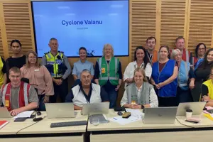 Emergency Operations Centre supporting Western Waikato during Cyclone Vaianu