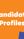 Web Panel Candidate Profiles
