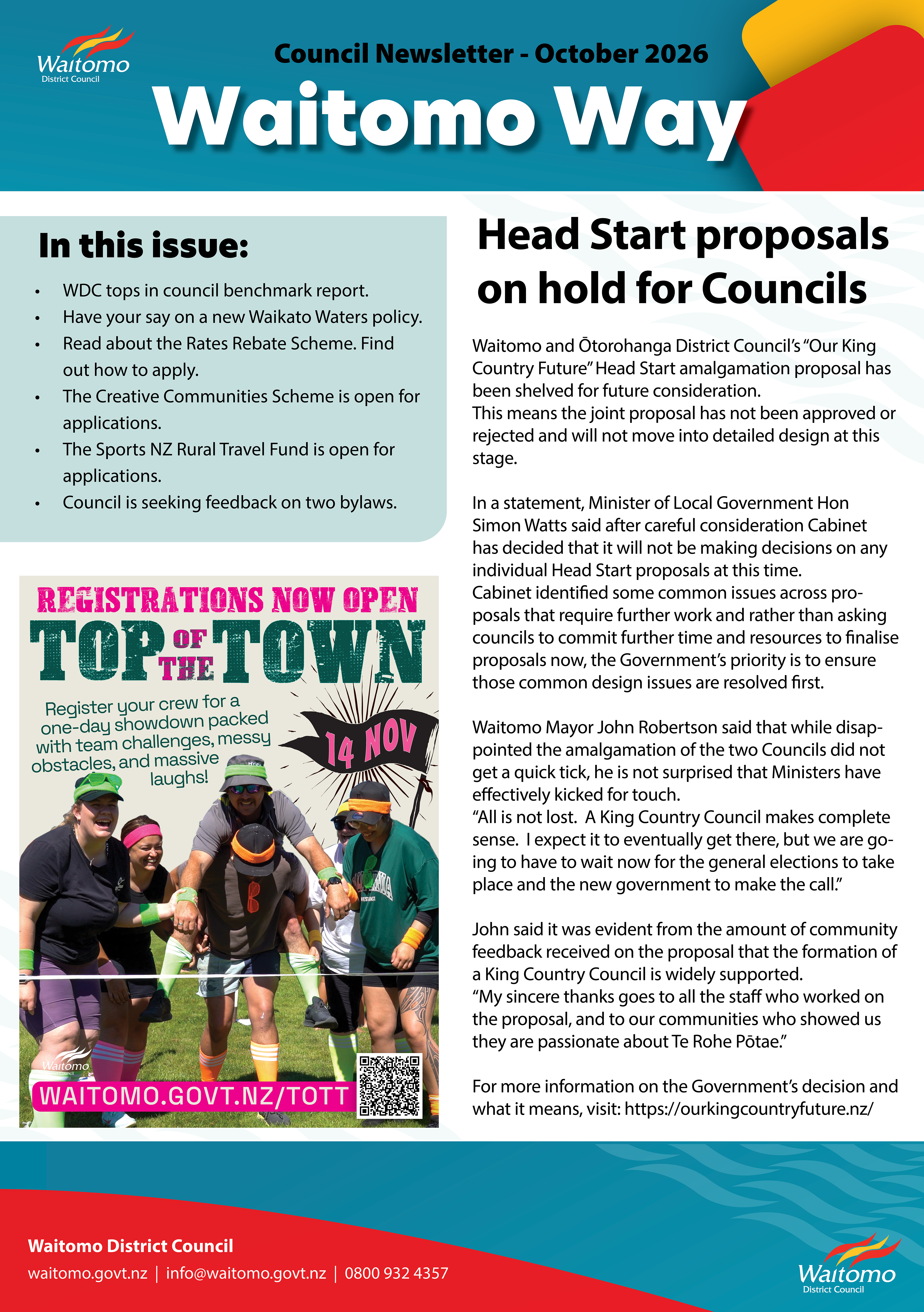 Waitomo Way Newsletter October 2026 DIGITAL