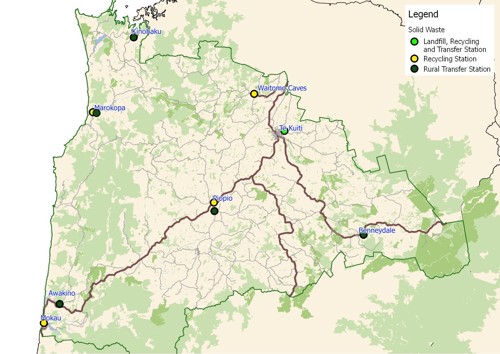 Location of Waste Transfer Stations