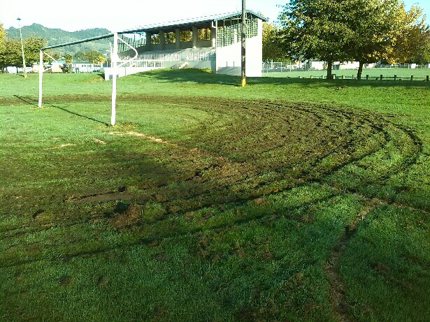 Centennial Park sports field vandalised