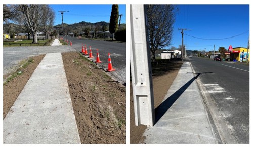 Te Kuiti Rd & Ngarongo St footpath upgrade