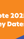 Web Panel Key Dates