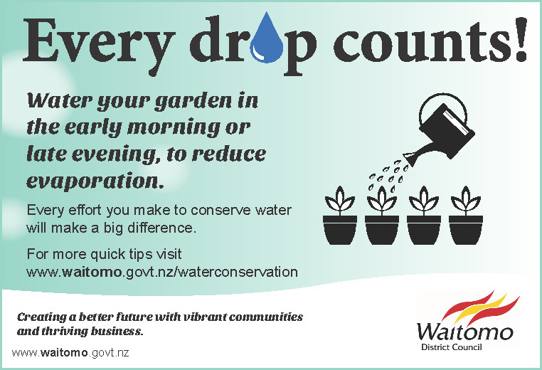 WDC Advert 15 December 2016 Every Drop Counts