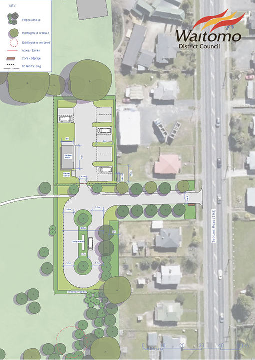 Te Kuiti Motorhome facility  plan