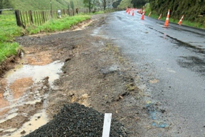 Taharoa Road repairs underway