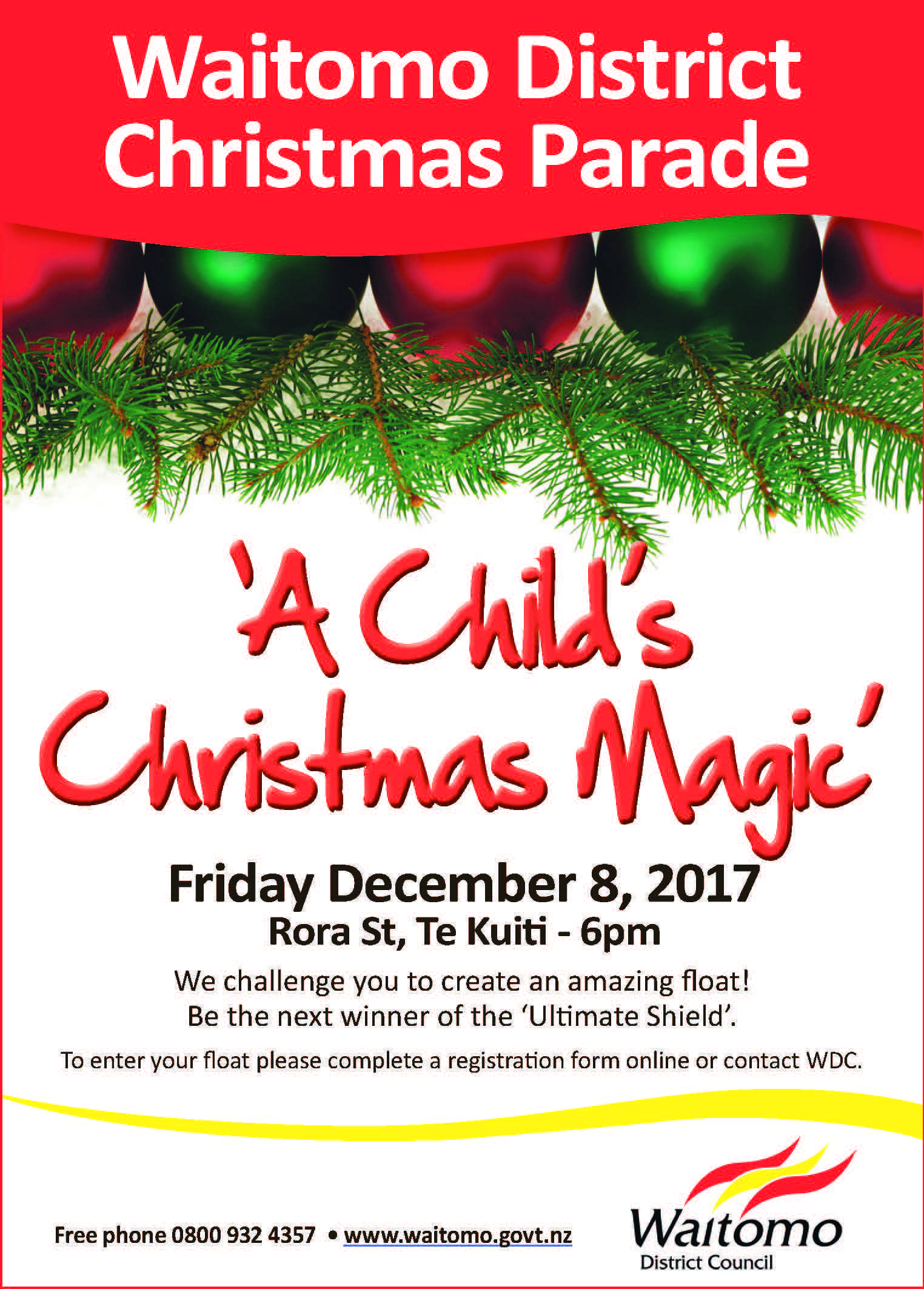 A child's Christmas magic