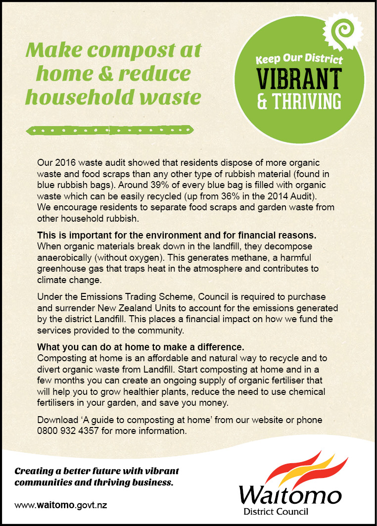 Thursday 17 November 2016_Keep our district vibrant and thriving composting at home