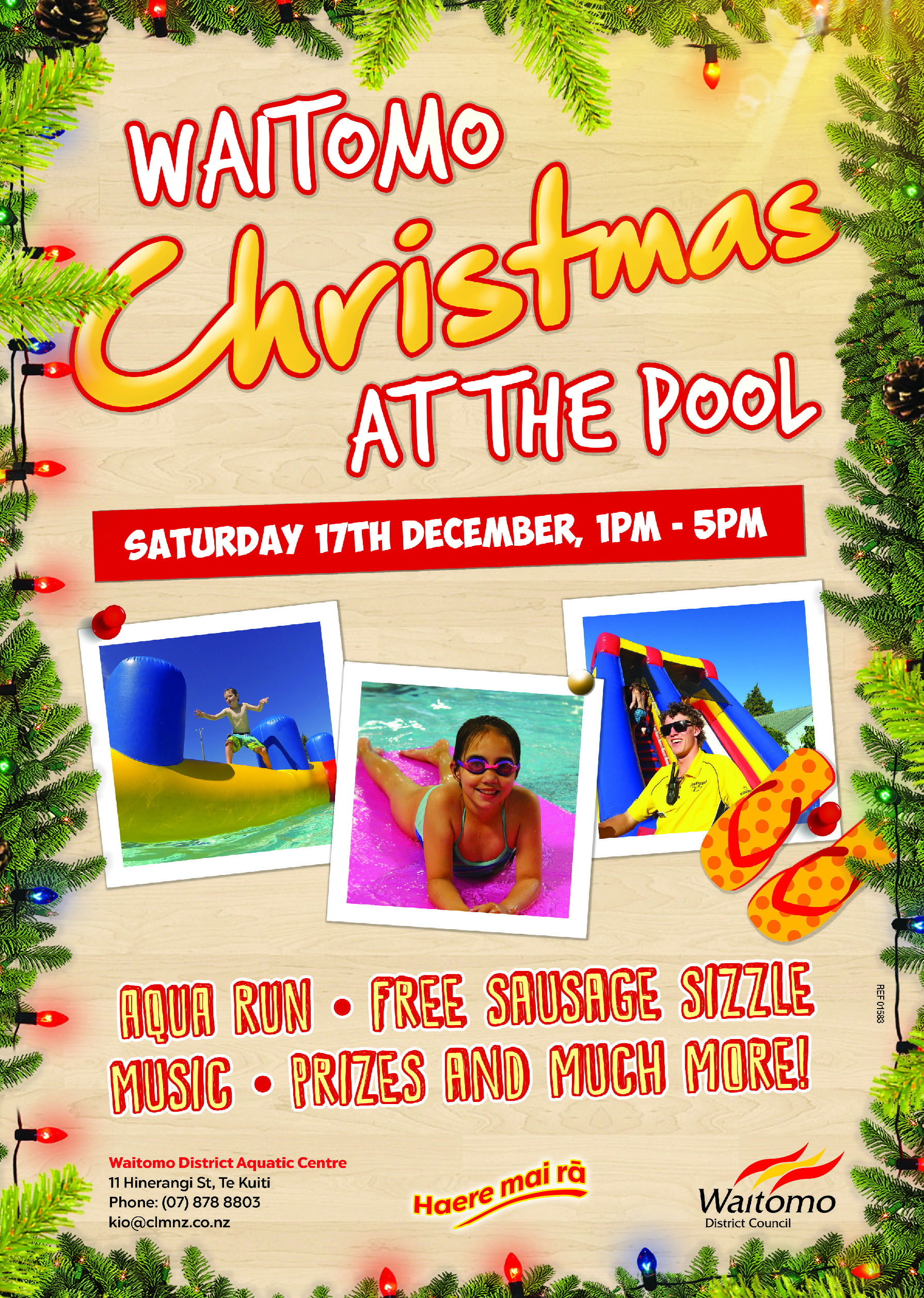 Waitomo Christmas at the Pool 17 December 2016