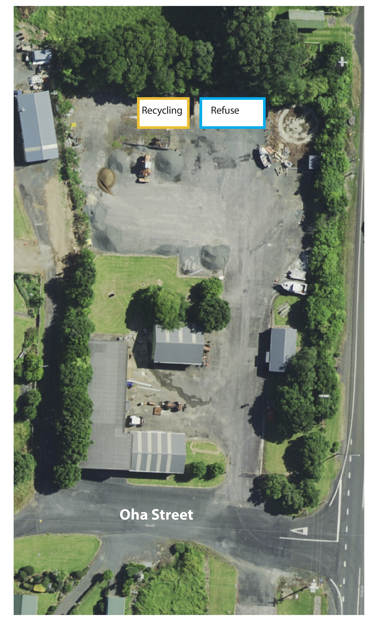 Map of Depot on Oha Street