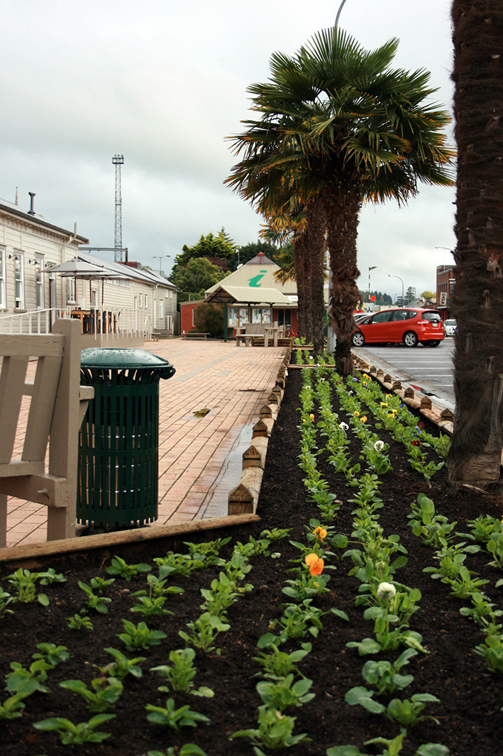 Work at the Railway Station gardens