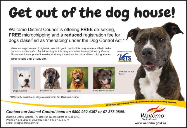 WDC Advert 2 May 2017 Menacing Dogs Campaign