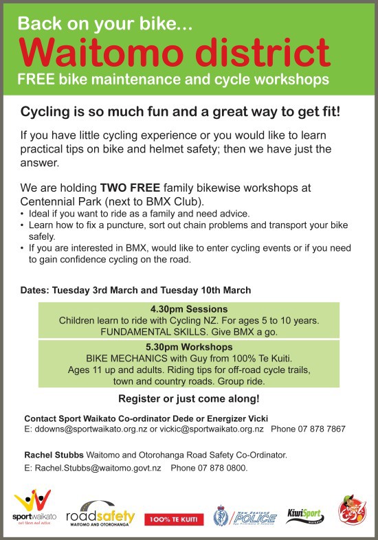 Bikewise Workshops March 2015