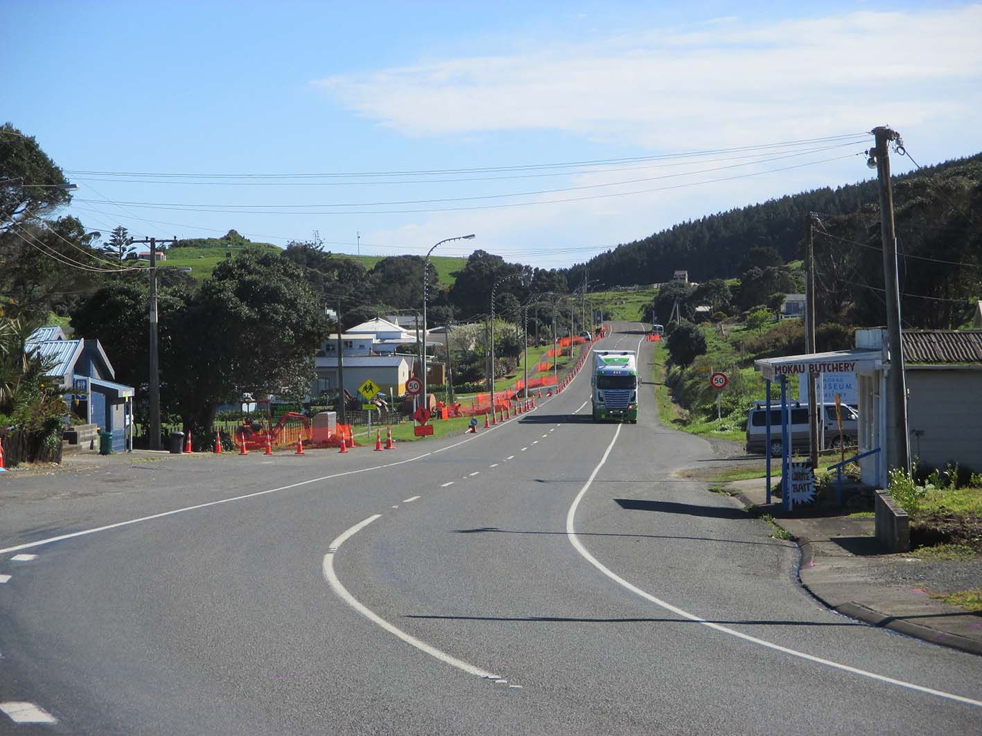 WDC have replaced approximately 550 metres of water main in Mokau township